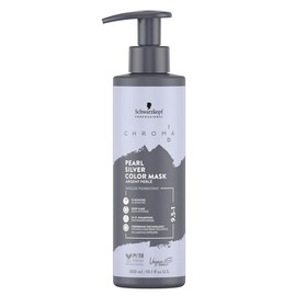 Schwarzkopf Professional CHROMA ID Bonding Colour Mask Semi Permanent Colour System Colour Mask Nourishing Hair Mask Hair Treatment Intensive Care Vegan Formula 9.5-1 Pearl Silver 300 ml