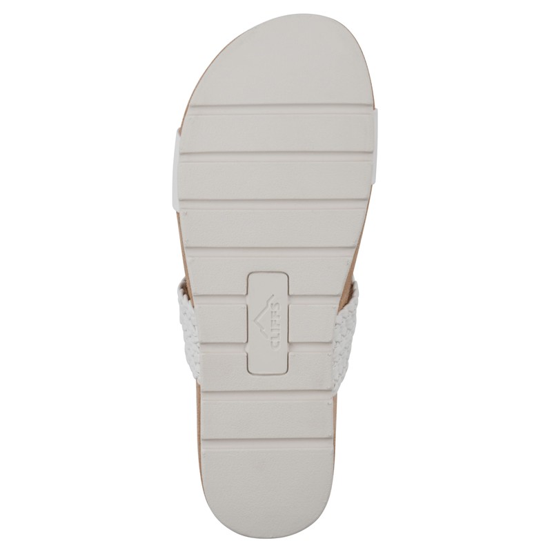 CLIFFS BY WHITE MOUNTAIN Women's Tactful Double Strap Slide Sandal,