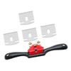 Jiozermi 9" Adjustable Spokeshave with 4 Pcs Replacement Metal Blade,