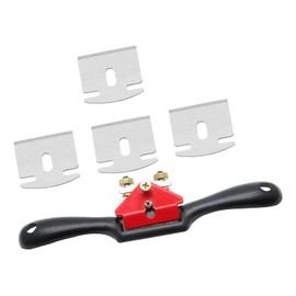 Jiozermi 9" Adjustable Spokeshave with 4 Pcs Replacement Metal Blade, Woodworking Plane, Hand Planer for Wood Craftsman, Wood Carver