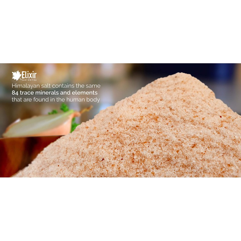 Elixir Gardens Organic Himalayan Pink Salt Various Sizes 250g-25kg |