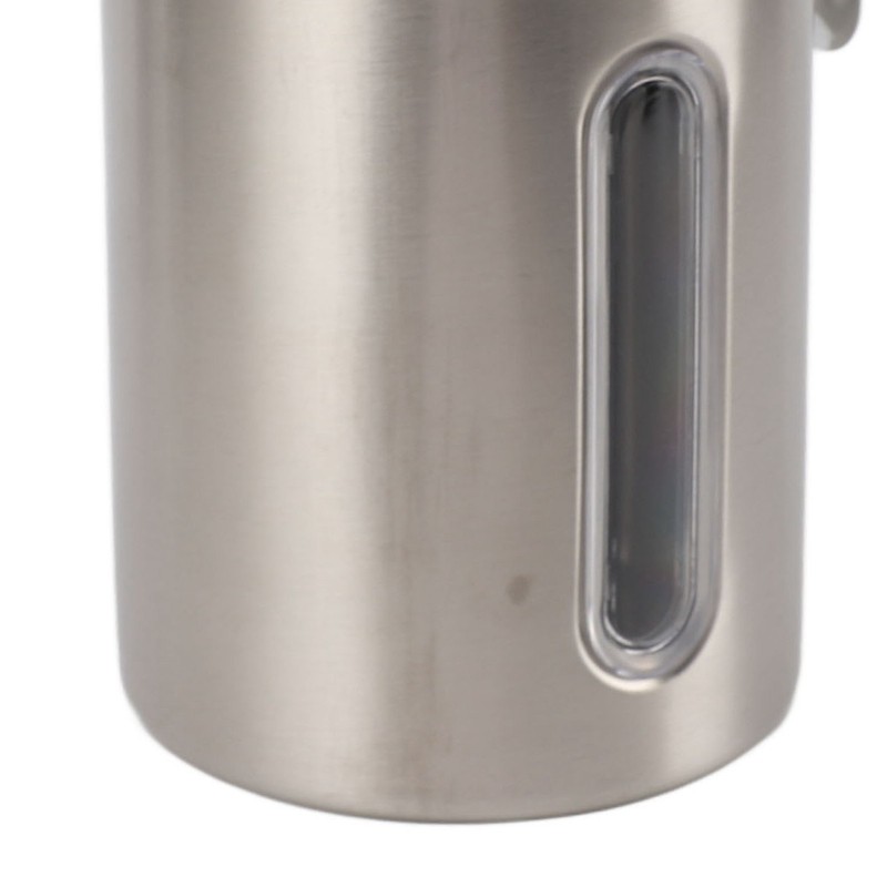 Coffee Canister 1800ml 304 Stainless Steel Window Design One Way