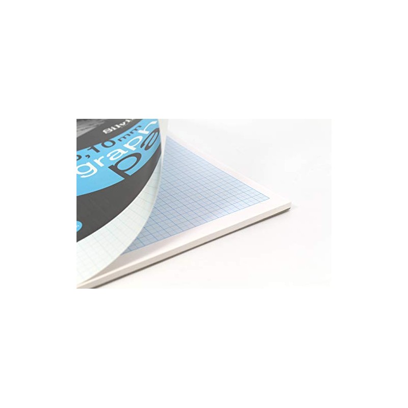 Silvine A4 Professional Graph Pad. 50 Sheets of Quality 90gsm