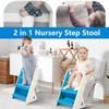 Beavtaens Potty Training Seat, Upgrade Foldable Step Stool, Climbable and