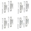 Set of 2 x 4 Pack Kenney Mfg Kenney KN851 Single Curtain Rod Bracket