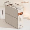 ActCosy 6Pack Sheet Organizers and Storage with Handles – Foldable