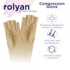 Rolyan - Guantes de compresión con costuras en el interior