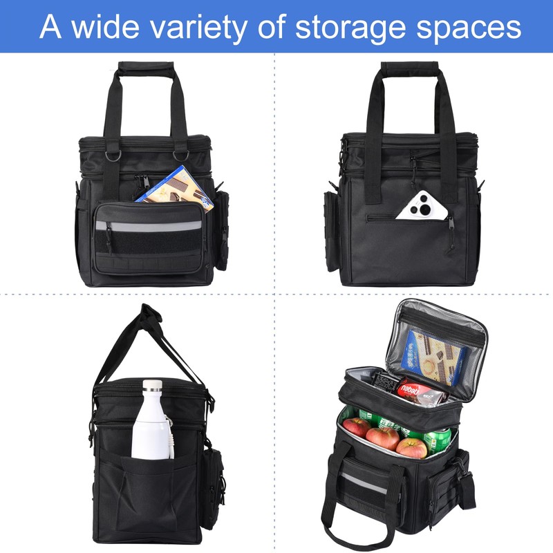 Espmotic Tactical Lunch Box for Men, Large Expandable Insulated Cooler