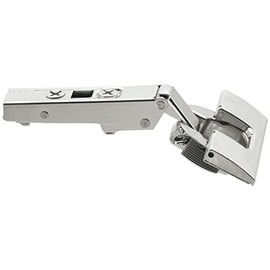 Blum 71T5590B Blum 71T5590B Clip Top Overlay INSERTA Cabinet Door Hinge with 120-Degree Opening Angle and Self Closing Function