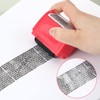 Colarr 6 Pack Rolling Ink Refills for Identity Protection Stamps,