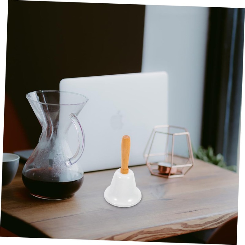 WOONEKY 2pcs Rustic Iron Ring Bell Handbell Jingle Bells for