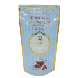 Kanematsu Seicha Made in Japan (Organic JAS Certified Tea) Earl Grey Tea Bags 20 Bags