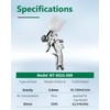 meite MT-602G-08R Mini Spray Gun 0.8mm Nozzle 30 PSI Gravity