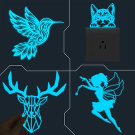 Goto Guard Glow in The Dark Filament Blue PLA Filament, Luminous 3D Printing PLA Filament 1.75mm Dimensional Accuracy +/- 0.02mm, Glow in The Dark PLA 3D Pen Refills Clear Filament 1KG(2.2lbs)/Spool