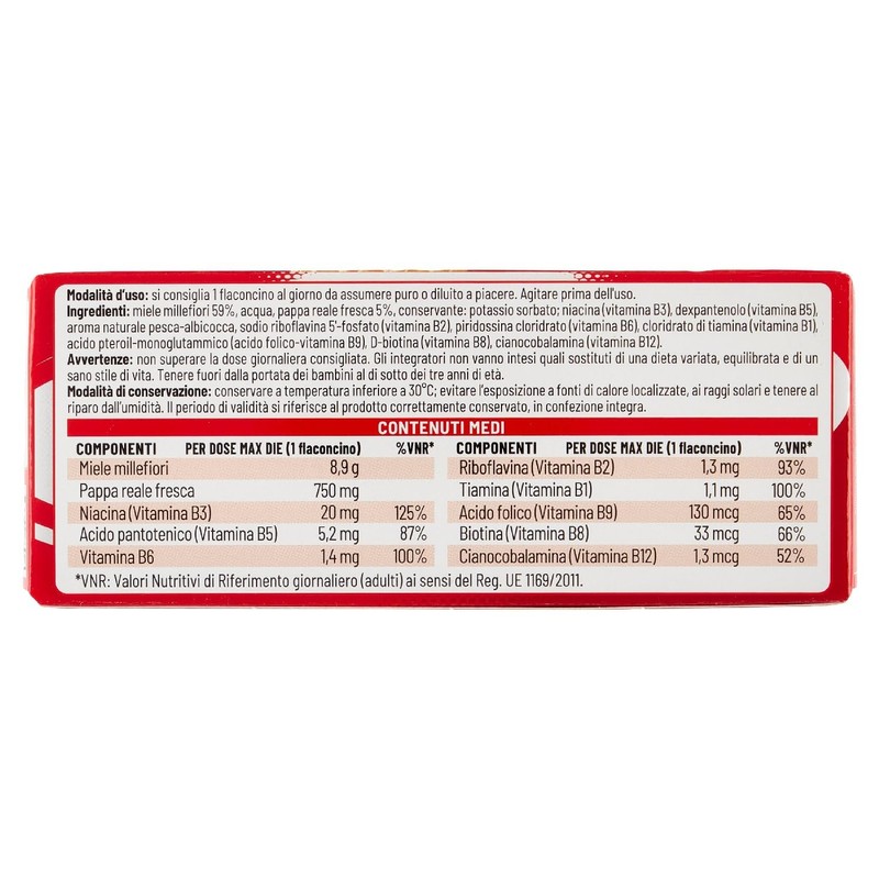 Equilibra Integratori Alimentari, Pappa Reale Fresca, Integratore con Vitamine del