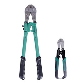 ESCULTORA 2PCS 18 8 Inch Alloy Steel Bolt Cutter, Lock Cutter with Rubber Handle, Wire Cutters for Chain, Barbed Wire, Lock, Cable Ties, Padlocks, Edge Banding, Box Spring