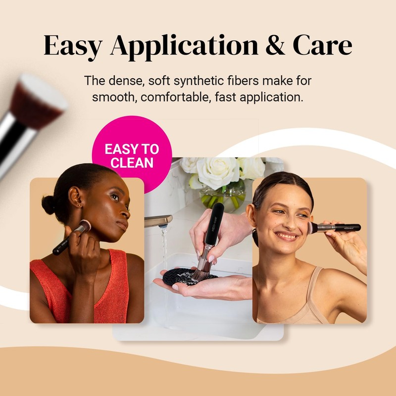 Flat Top Kabuki Foundation Brush By KESHIMA - Premium Makeup