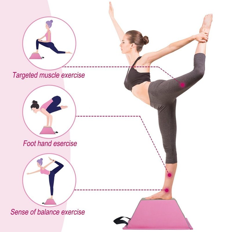 Cheerleading Balance Trainer, Portable Cheer Stunt Stand, PU Non-Slip Cheer