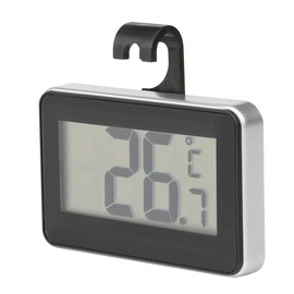 Mini Termómetro Electrónico, Diyeeni Termometro Portatil Termómetro Electrónico Impermeable de Alta Precisión para la Temperatura del Congelador del Refrigerador(Negro)