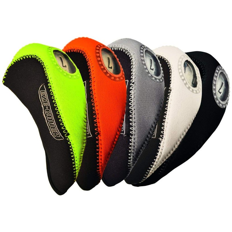 Longridge EZE Golf Iron Covers (Pack of 10) - Green/Black