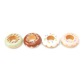 Le Toy Van Wooden Pretend Play Doughnuts Set Role Play Tea Party Toy