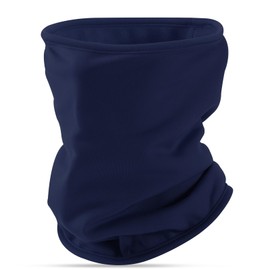 Beehow Neck Gaiter Windproof Winter Ski Mask Face Scarf for Men Women Fleece Lining for Skiing Hiking Running Motorcycling (Dark Blue)