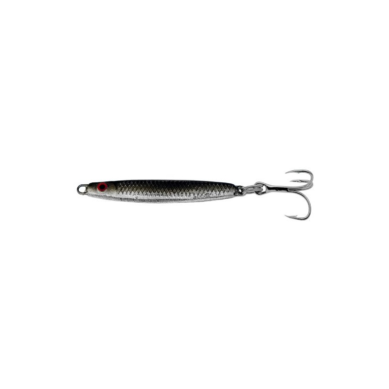 Gibbs Minnow #7 Lure, Black, 1/4-Ounce