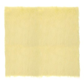 DMiotech 30"x30" Yellow Faux Fur Square Fabric, Fluffy Faux Fur for Crafts, Gnomes, Animal Costumes, Cushions