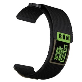 [SQHYWJ] Watch Strap Tactical Nylon Loop Watch Replacement Band 20mm 22mm