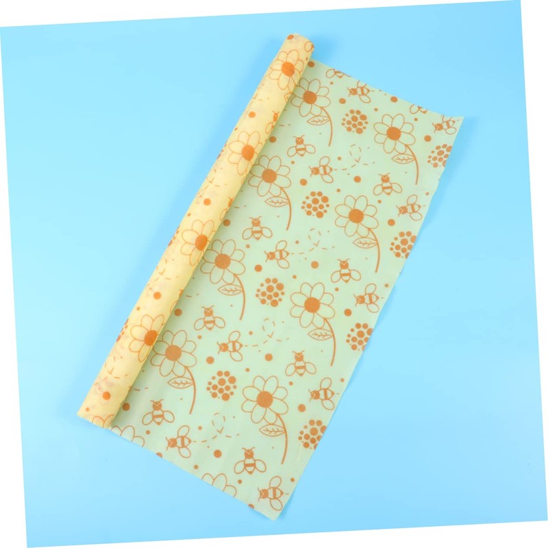 DOITOOL 1Roll Beeswax Food Wraps Organic Cotton Reusable Food Preservation