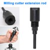 tooloflife 1/4" 1/2" Shank Router Bit Collet Extension Router Rod