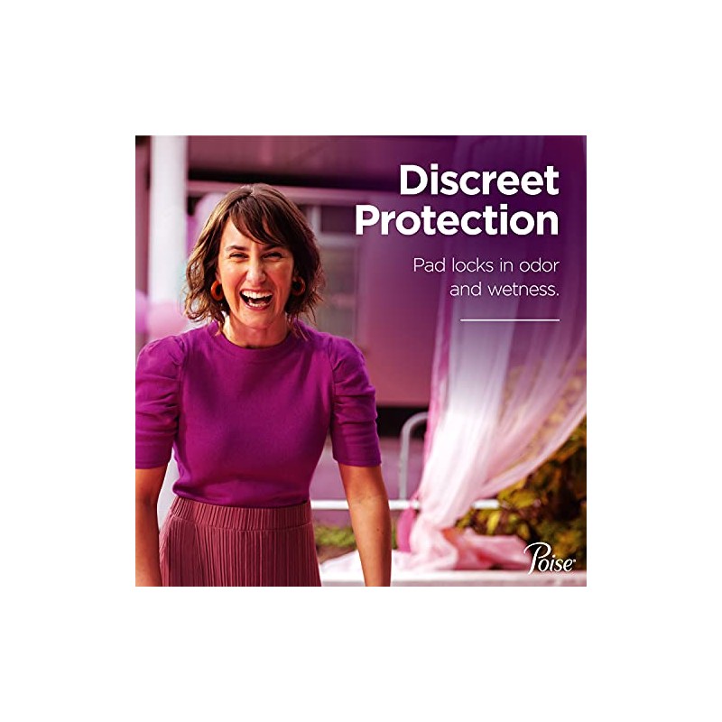 Poise Incontinence Pads, Maximum Absorbency, Long, 12 ct