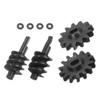 QUARKZMAN Gear Differential Steel Gear Set 13T+14T, 1 Set, Worm