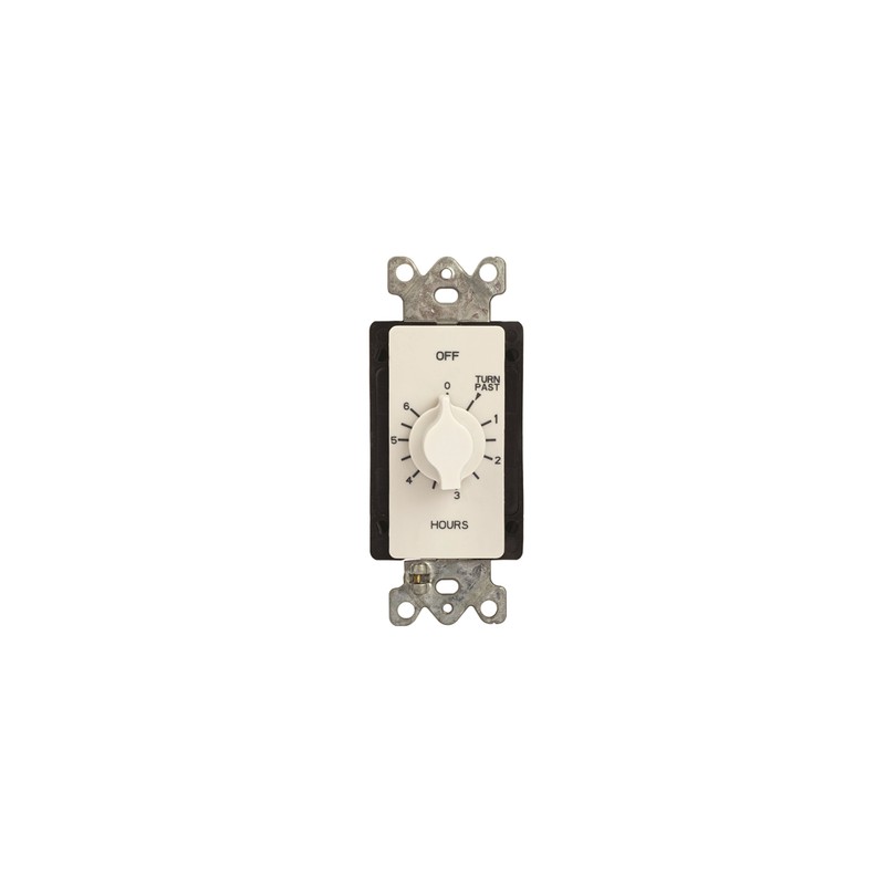 nsi INDUSTRIES TORK A506HW Spring-Wound In-Wall Twist Timer , 6-Hour