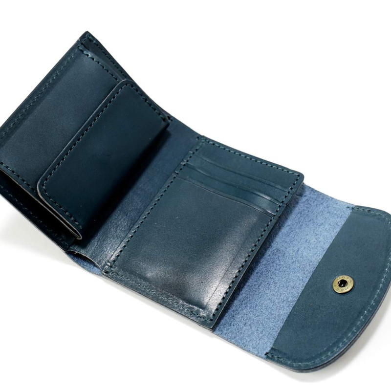 Vincent Crafted, Tochigi Leather, Paisley, Tri-Fold Middle Wallet, Manuel, Mini