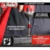 ARES 31016-33-Piece Security Bit Set with Quick Locking Bit Coupler