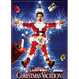 Ata-Boy Christmas Vacation Griswold Lit Up 2.5" x 3.5" Magnet for Refrigerators and Lockers