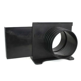 MaxLLTo Replacement 4-Inch ABS Plastic Blast Gate with One Quick Disconnect End for Dust Collection Systems for Big Horn 11457