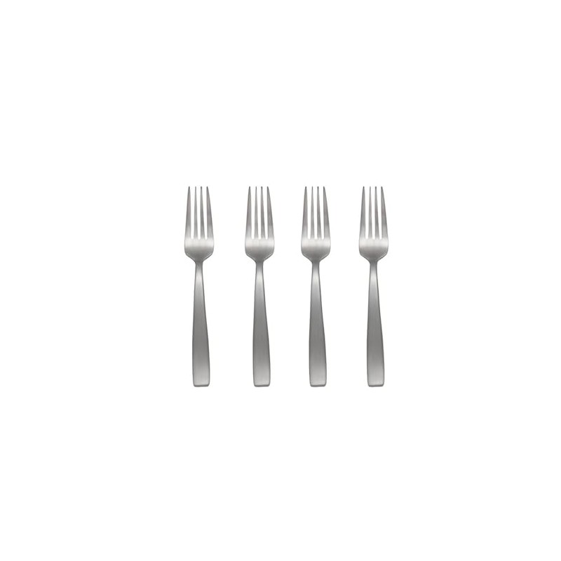 Oneida Everdine Everyday Flatware Dinner Forks, Set of 4, 18/0