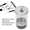 Professional Soaking Jar Salon Barber Scissor Combs Glass Cleaning Bottles