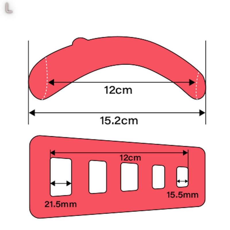 Dr. Elle Genki-kun Soft Blue L Spread Toes