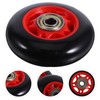 Sosoport 4pcs Roller Universal Exercise Roller Rowing Machine Seats Exercise