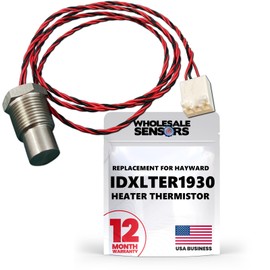 Wholesale Sensors Replacement Hayward IDXLTER1930 Heater Thermistor Sensor, Made in the USA, for H-Series Low Nox Pool Heater Models, 12 Month Warranty