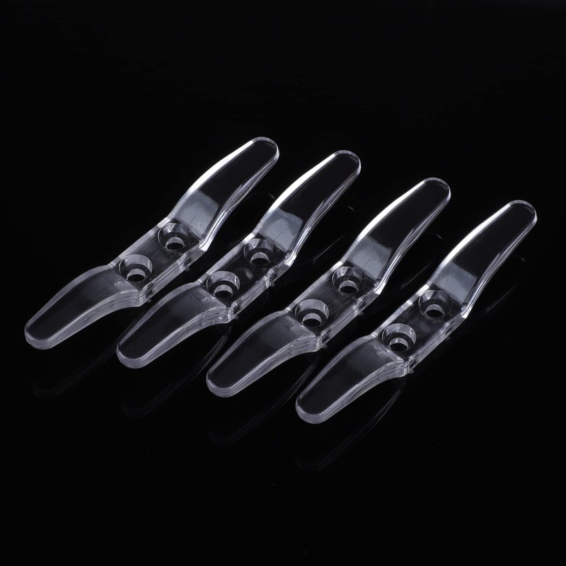 guangyuan 4 Pcs Clear Cord Cleat 3.1in Blind Cord Safety