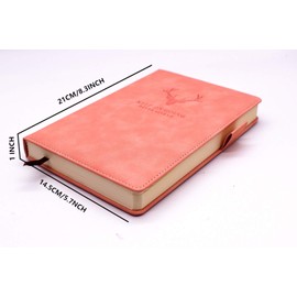 A5 Ruled Notebook Journal - Hardcover Executive Notebooks with Premium Thick Paper, College Lined Journal, 8.3"×5.7",360 Page, Perfect for Office Home School Business Writing & Note Taking (Pink)