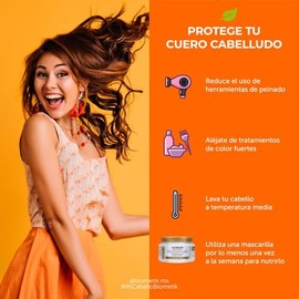 Biometik Nutrición, Crema para Cabello Seco y Opaco (Hair Butter), Mayor Elasticidad y Brillo Intenso, con Leche de Coco y Aceite de Aguacate, 200 ml