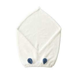 CB Japan Carari Zooie Collection Towel Cap, Polar Bear, Absorbent, Quick Drying, Hair Turban, Microfiber