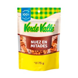 Verde Valle Nuez En Mitades - 75 g