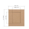 MECCANIXITY 30PCS Paper Photo Frames, 4 x 4 Inch Cardboard
