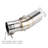 Motorcycle Exhaust Centre Pipe, Stainless Steel Motorcycle Exhaust Pipe, Middle